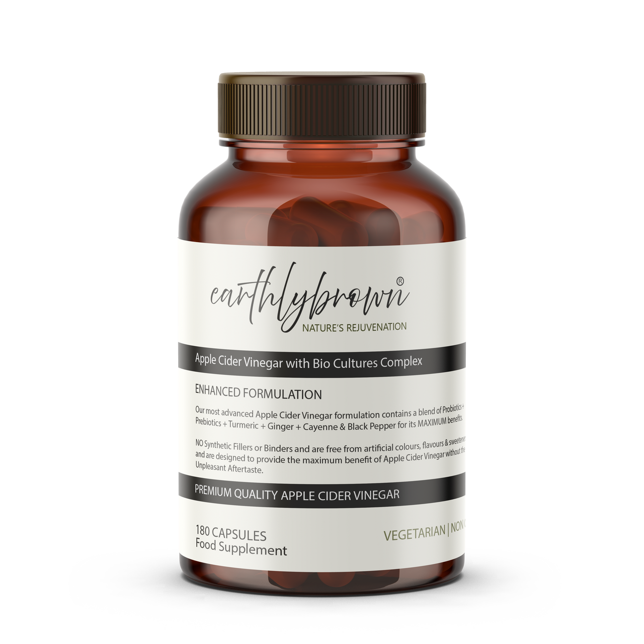 Apple Cider Vinegar with Bio Cultures Complex - 180 capsules